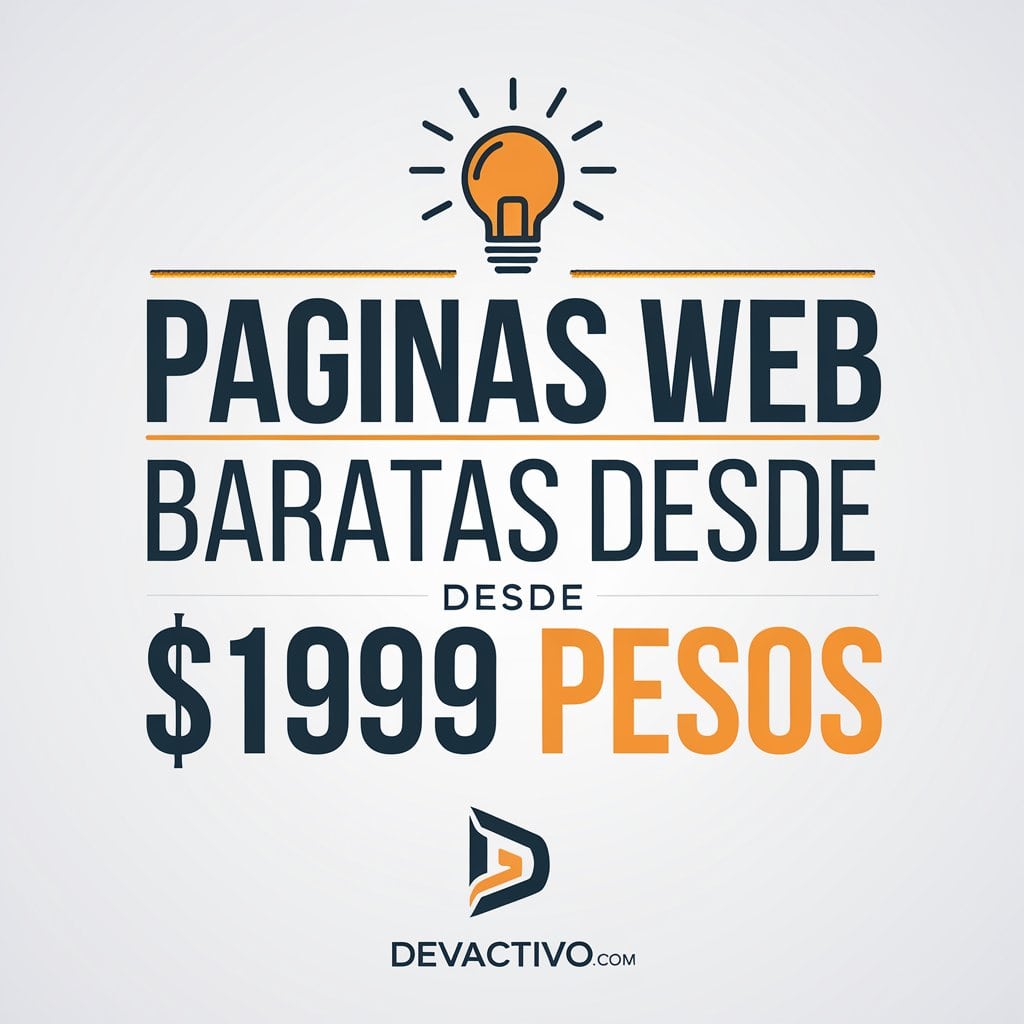 Páginas Web Baratas y Profesionales | Devactivo.com