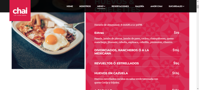 Proyecto página de restaurant