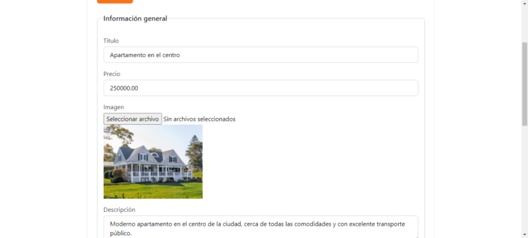 Sitio Web Inmobiliario
